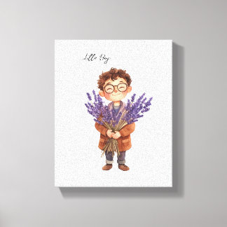 A Cute Litte Boy Canvas Print