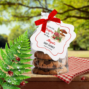 A Cute Little Ladybug Is On Her Way Baby Shower Favour Tags