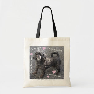 A Cute Little, Spoiled Dog Tote Bag