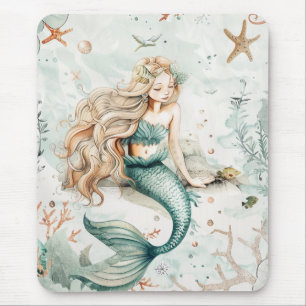 A Cute Mermaid Mouse Mat