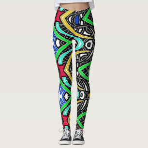 A cute multicolor "Ratti_Creative_Arts" Leggings