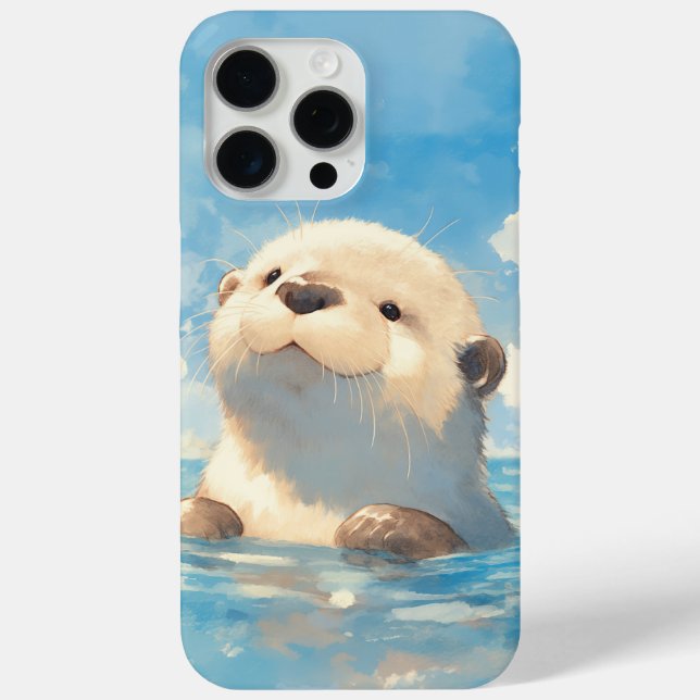 A Cute Otter Watery Wonderland Case-Mate iPhone Case (Back)