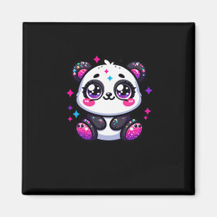 A Cute Panda Sticker Magnet
