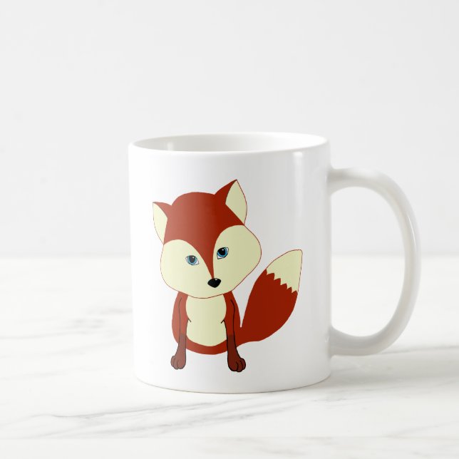 A cute red fox coffee mug (Right)