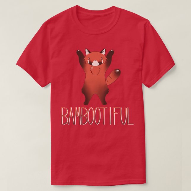 A cute red panda T-Shirt (Design Front)