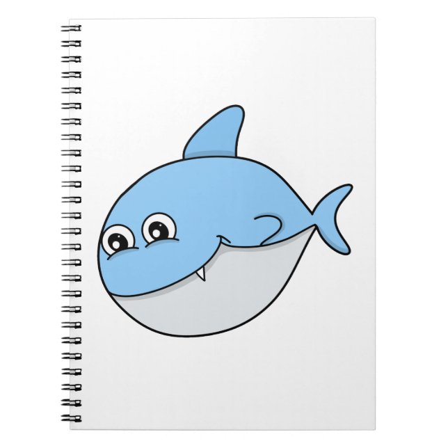 A Cute Shark Notebook (Front)