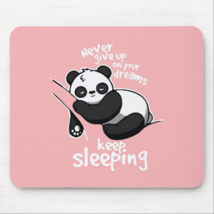 A CUTE SLEEPING PANDA MOUSE MAT