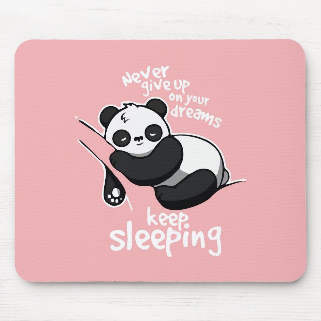 A CUTE SLEEPING PANDA MOUSE MAT (Front)
