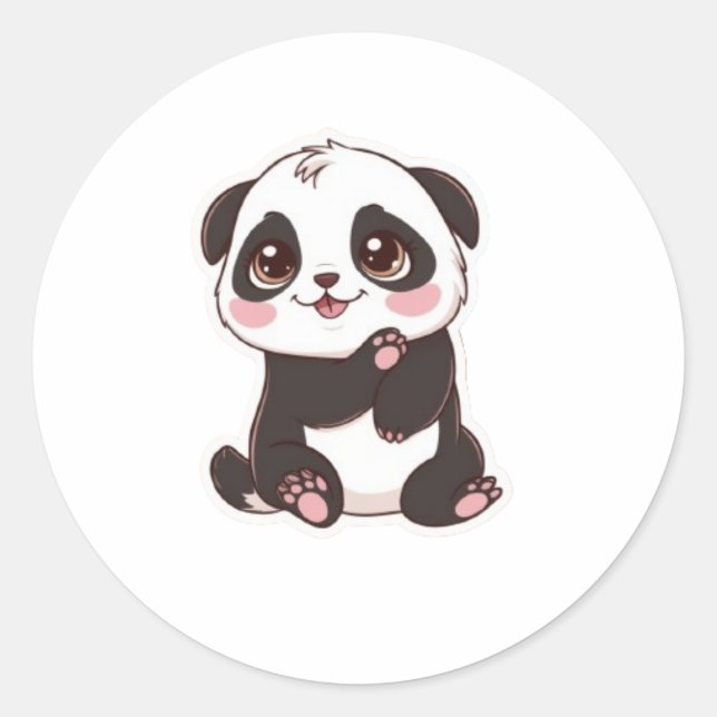 A cute sticker of a animal (Front)