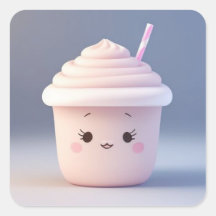 A Cute Strawberry Milkshake
