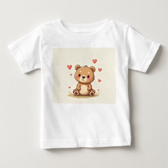 A cute teddy bear T-shirt (Front)