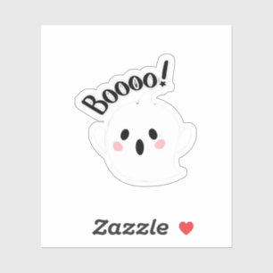 A Cute White Boo Creative Casual