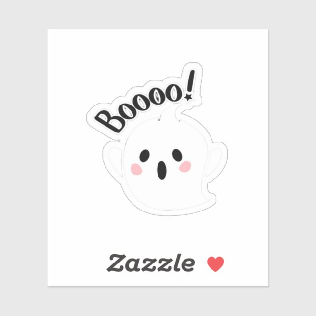 A Cute White Boo Creative Casual (Sheet)