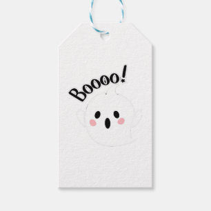 A Cute White Boo Creative Casual Gift Tags
