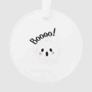 A Cute White Boo Creative Casual Ornament