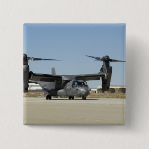 A CV-22 Osprey prepares for take-off 15 Cm Square Badge