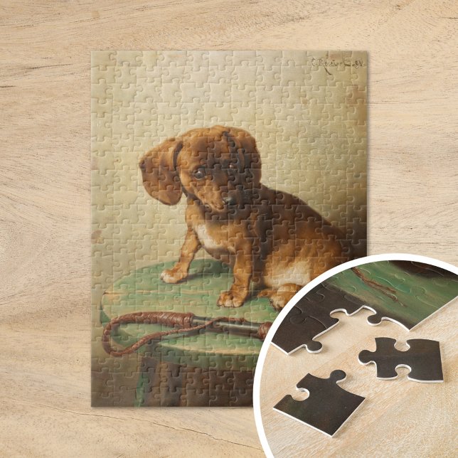 A Dachshund Puppy | Carl Reichert Jigsaw Puzzle (Creator Uploaded)