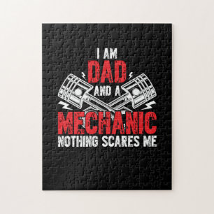 A Dad And A Mechanic Jigsaw Puzzle