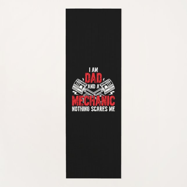 A Dad And A Mechanic Yoga Mat (Front)