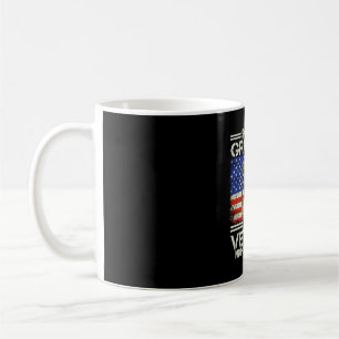 A dad grandpa and veteran fathers day 4th of july coffee mug