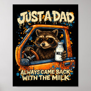 A Dad Who Came Back for Men Adults Fathers Day Poster