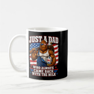 A Dad Who Came Back With The Milk Bigfoot Papa Coffee Mug