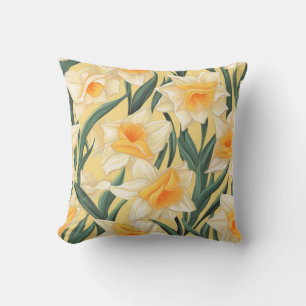 a daffodil cushion