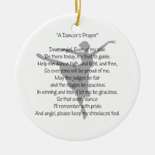 A Dancer's Prayer Customisable Ornament