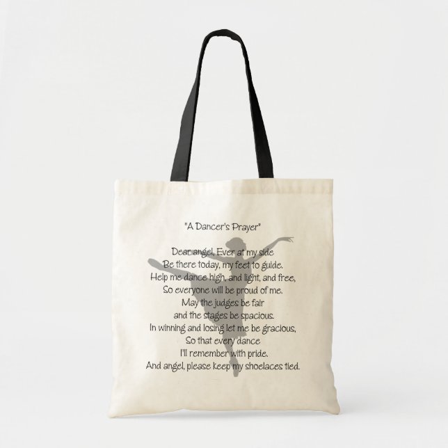 A Dancer's Prayer Dance Bag (Front)