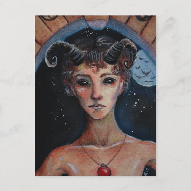 A Dark Undercurrent - the faun KAT Postcard (Front)
