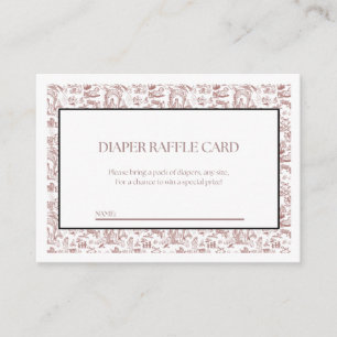 A Darling Arrival - Diaper Raffle Card
