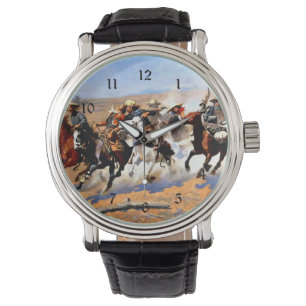 A Dash for the Timber, Frederic Remington, Watch