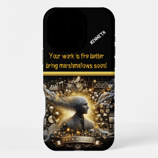 A Data Scientist Transforms Analytics Into Insight iPhone Case (Back)
