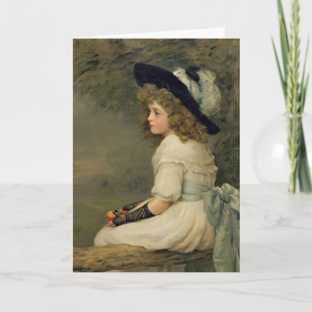 A Daughter of Eve, Pears Annual, Christmas, 1899 Holiday Card (Front)