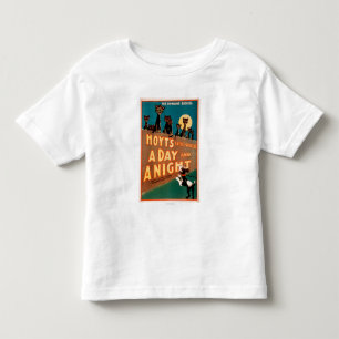 "A Day and a Night" Cats and Dogs Musical Toddler T-Shirt
