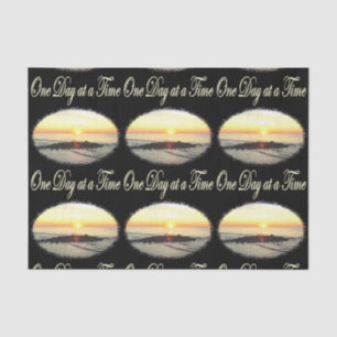 A DAY AT A TIME SUNRISE PHOTO TISSUE PAPER