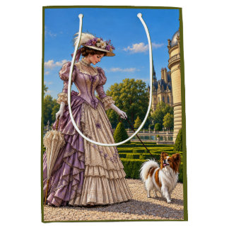 A Day at Château Chantilly , Papillon Medium Gift Bag