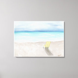 A Day at the Beach Canvas Print