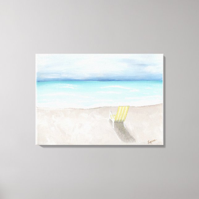 A Day at the Beach Canvas Print (Front)