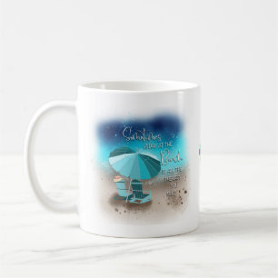 A Day At The Beach Coffee Mug