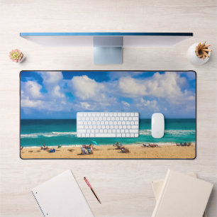 A Day at the Beach Desk Mat