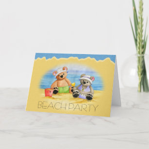 A Day at The Beach Invitation-Customise Invitation