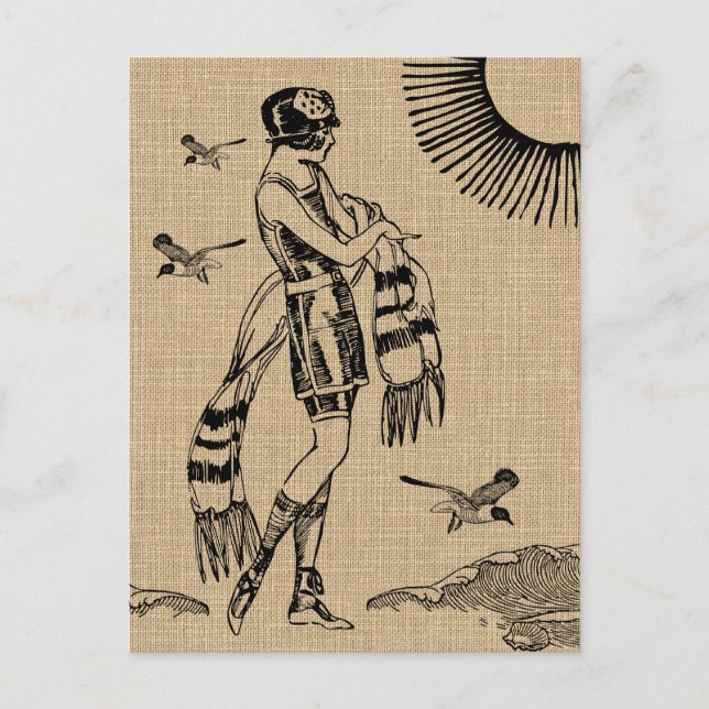 A Day At The Beach Postcard (Front)