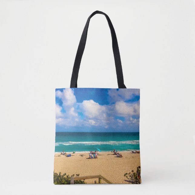 A Day at the Beach Tote Bag (Front)