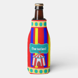 A Day at the Circus Kids Party Personalised Bottle Cooler