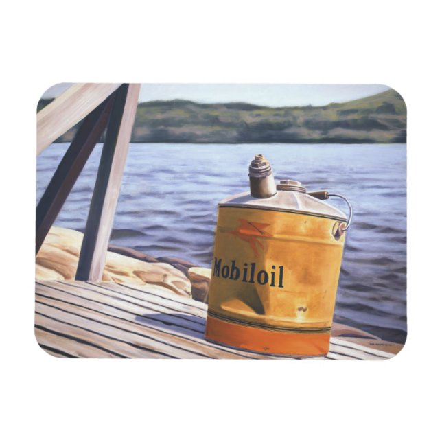 A Day at the Lake 1996 Magnet (Horizontal)