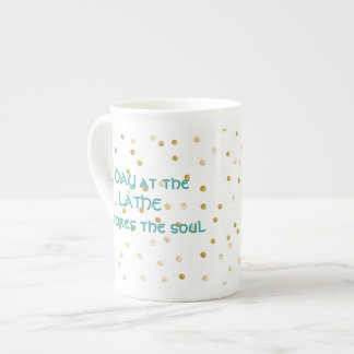 A Day at the Lathe China Mug