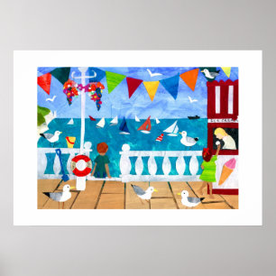 A Day at the Seaside Poster