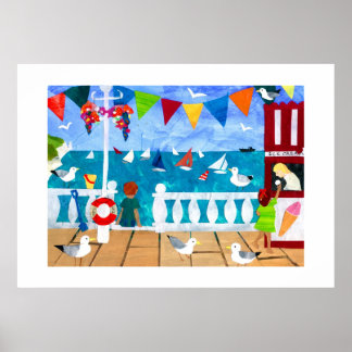 A Day at the Seaside Poster