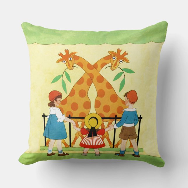 A Day At The Zoo Cushion (Front)